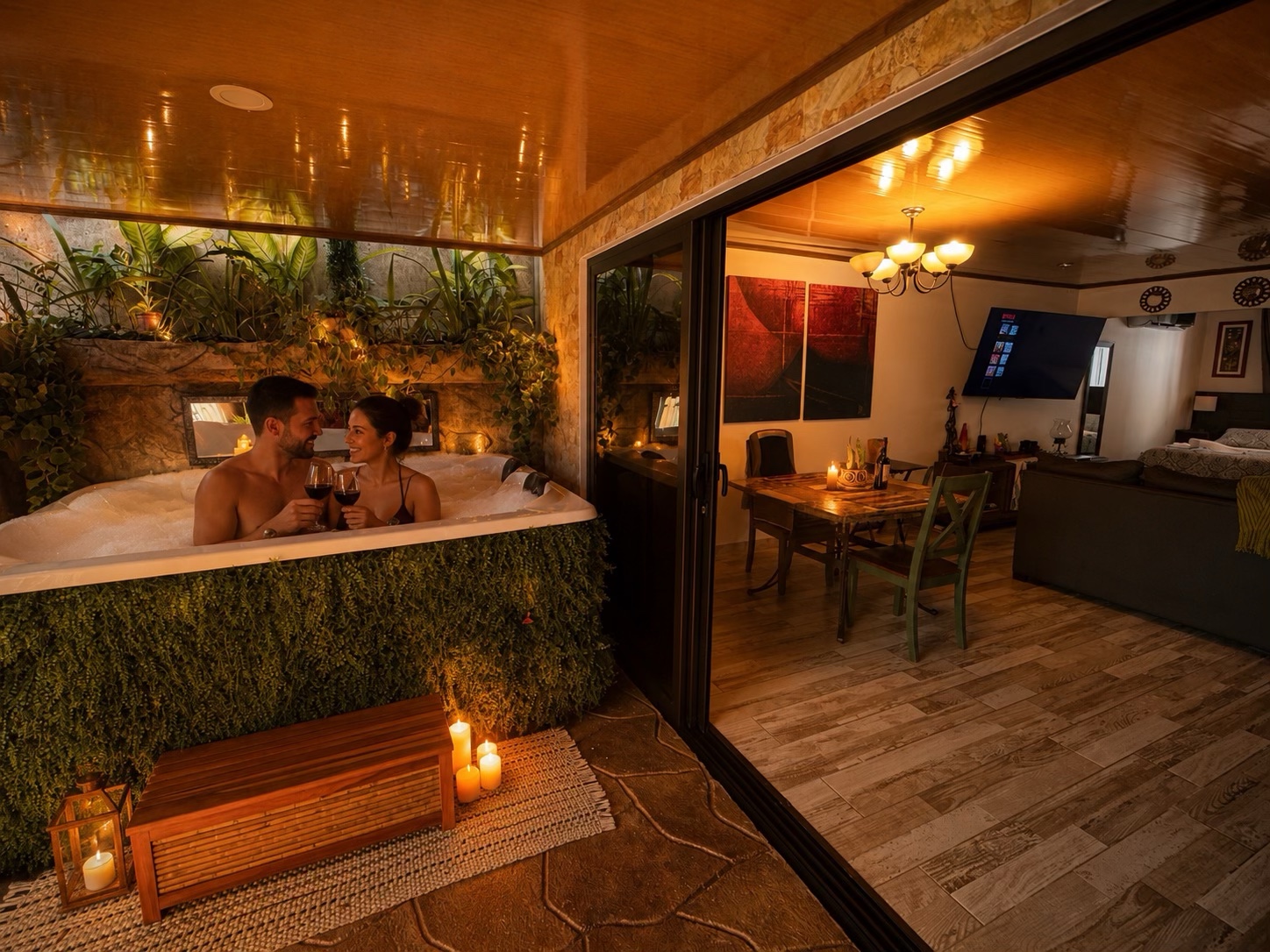 Jacuzzi privado de Firebush studio