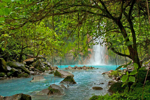 Río Celeste · fotografía del catálogo